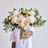 Minimalist Bouquet with Peonies! view 5