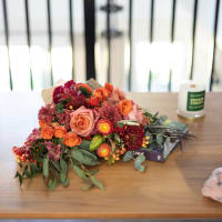 Fun Size Burlap Wrapped Bouquet view 1