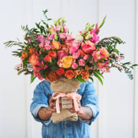 Hand Tied Bouquet - Just Right Size! view 1