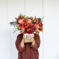Fun Size Burlap Wrapped Bouquet view 2