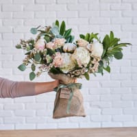 Mini Minimalist Bouquet with Peonies! view 1