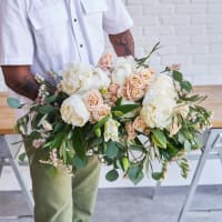 Minimalist Bouquet with Peonies! view 3