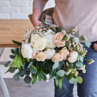 Mini Minimalist Bouquet with Peonies! view 5