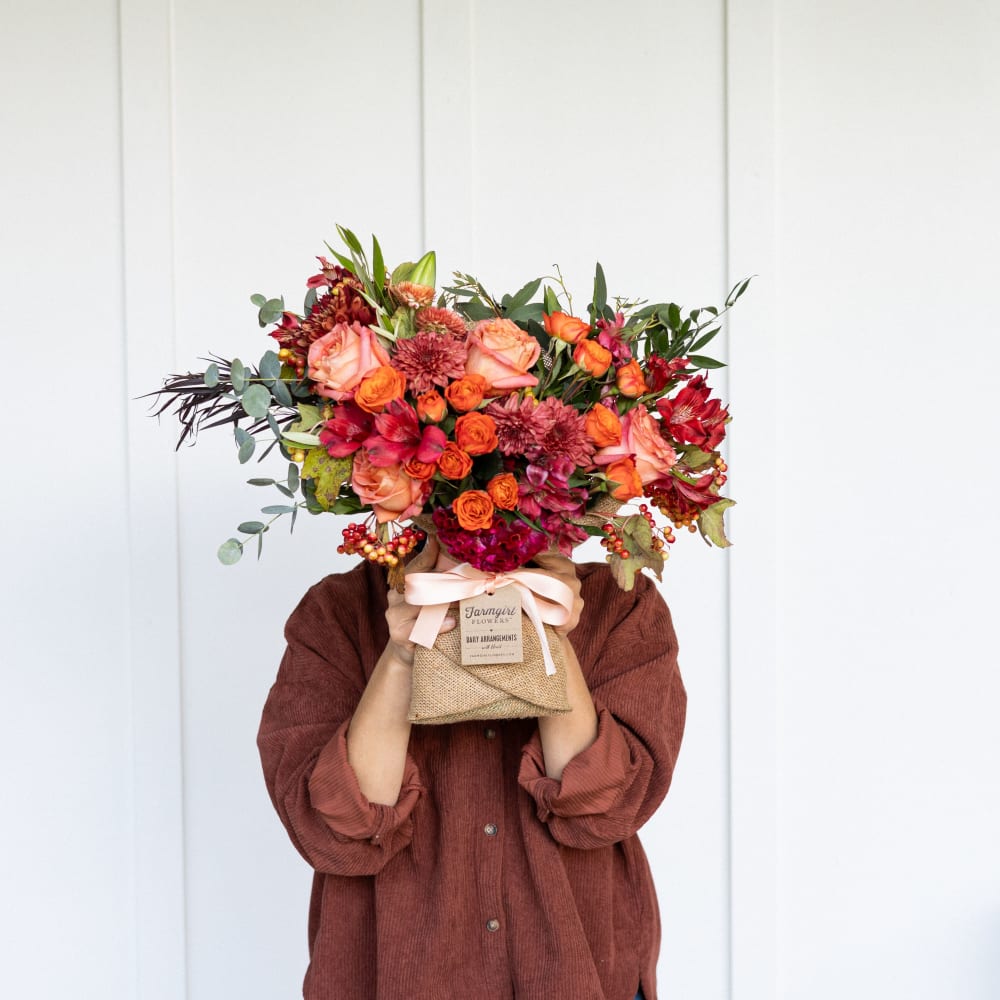 Fun Size Burlap Wrapped Bouquet view 2 of 5