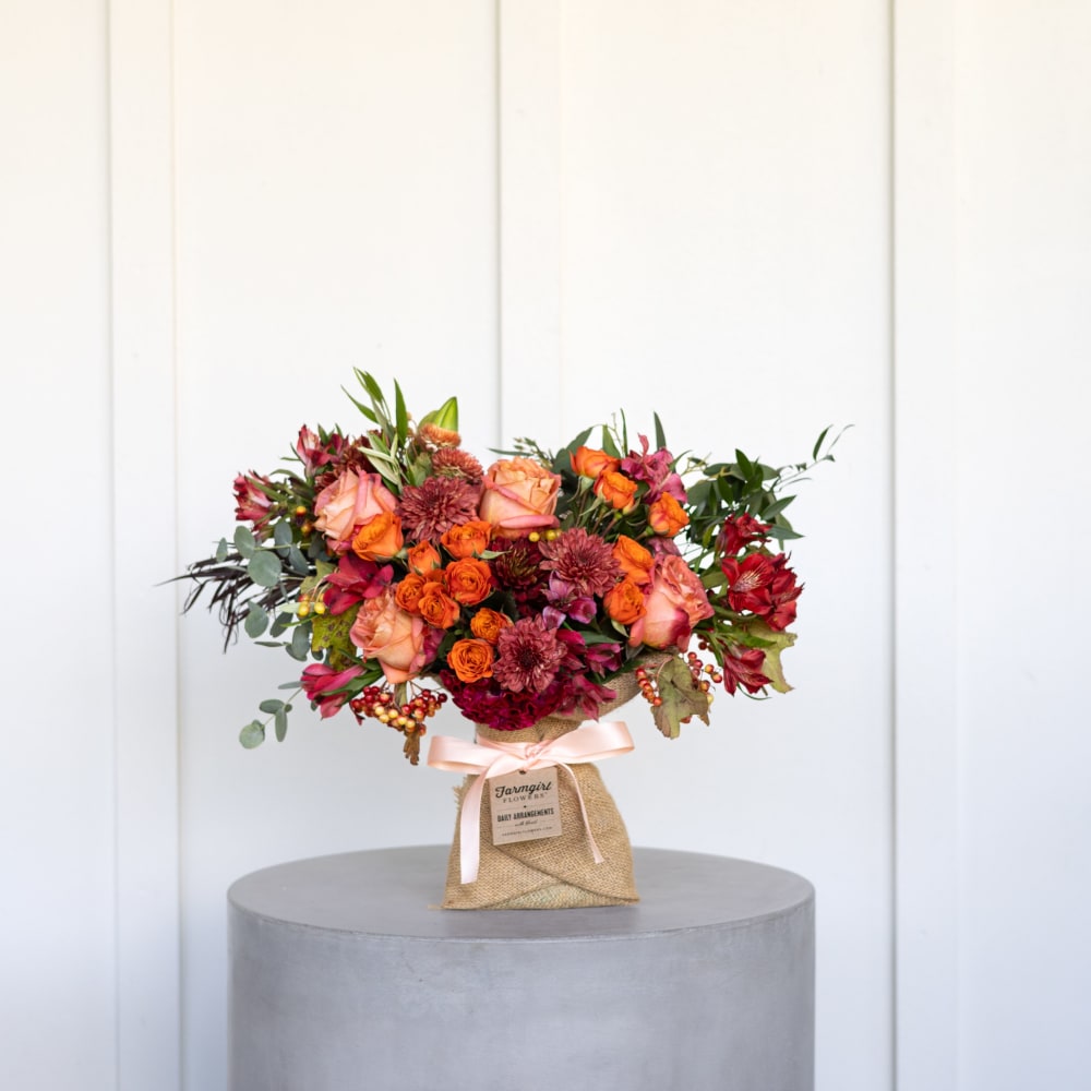 Fun Size Burlap Wrapped Bouquet view 3 of 5