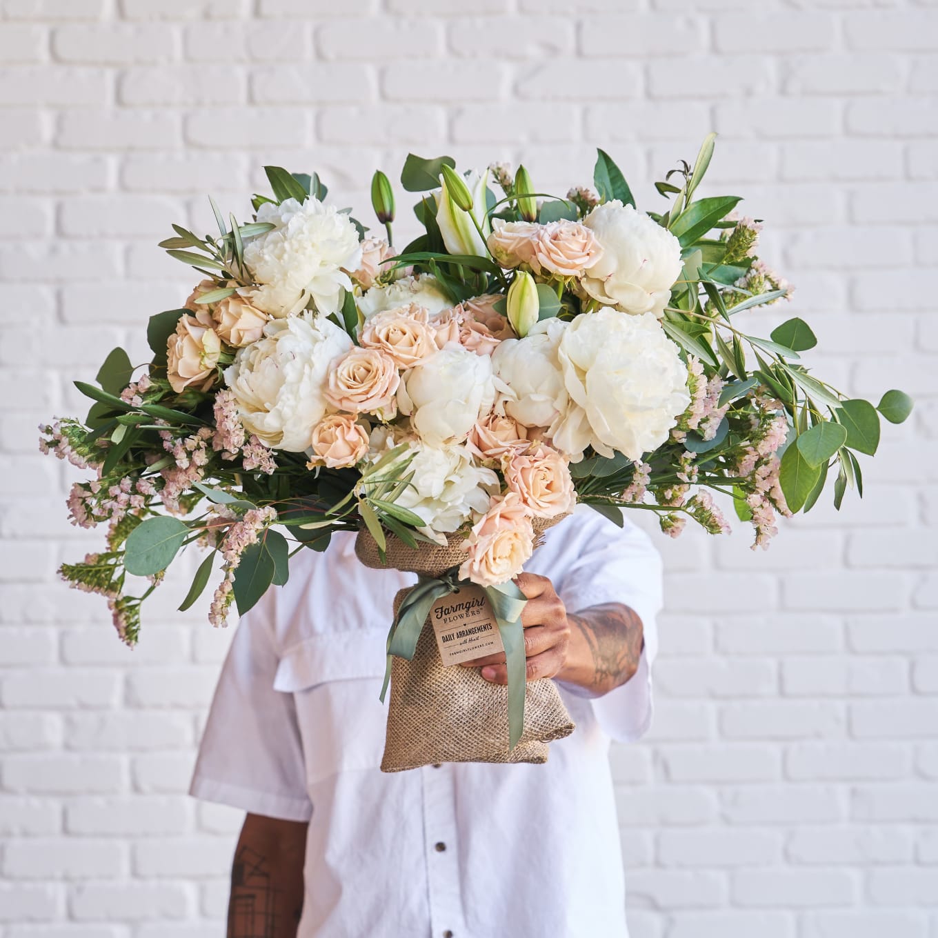 Minimalist Bouquet with Peonies! view 5 of 10