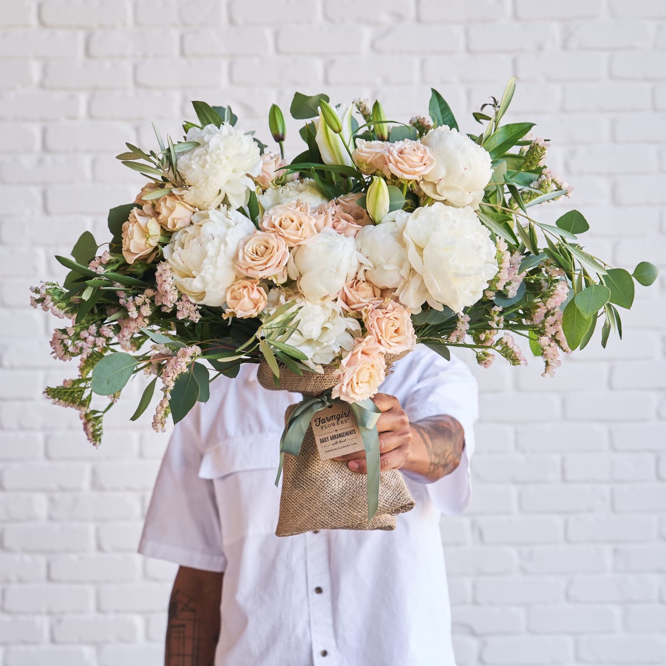 Minimalist Bouquet with Peonies! view 1 of 10