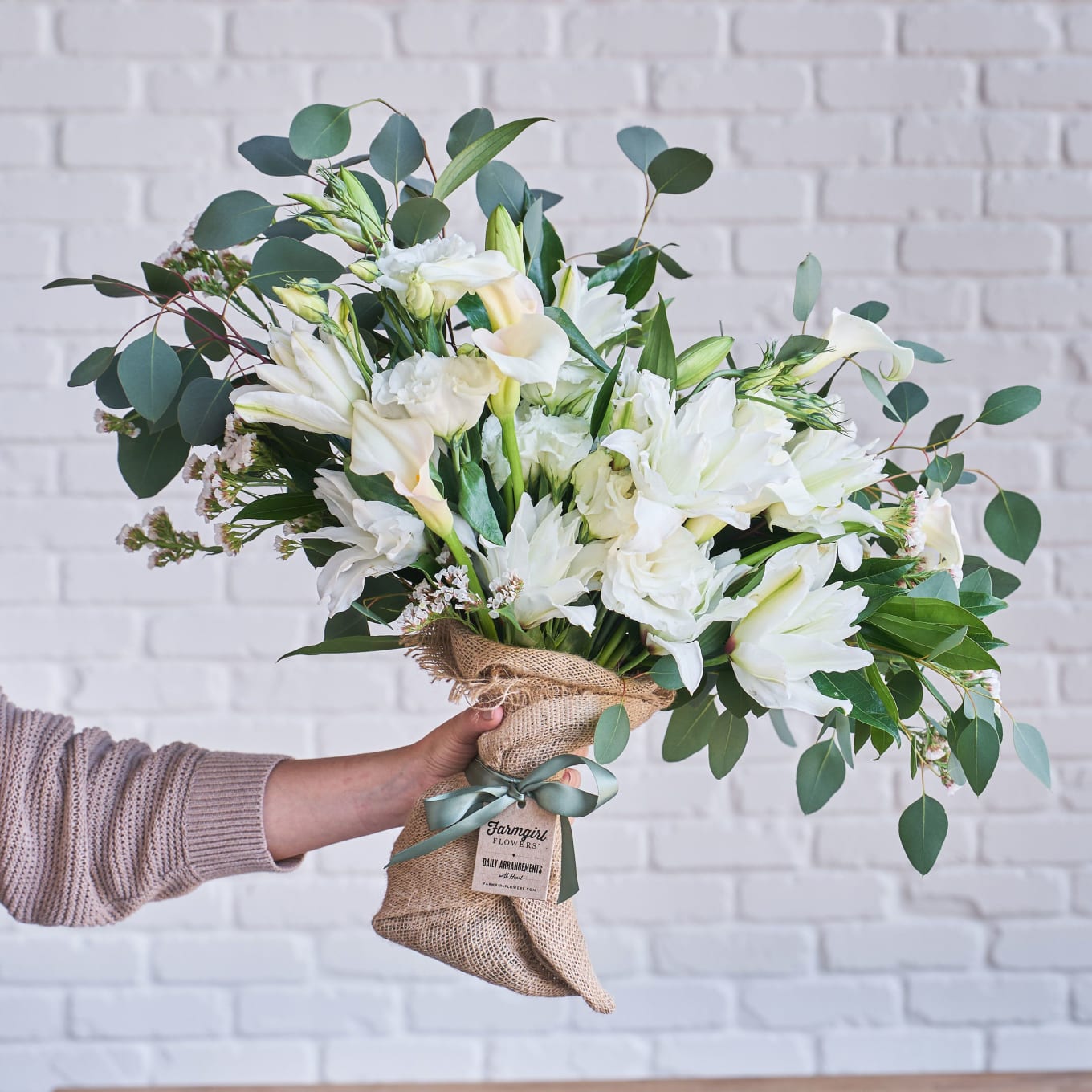 The Hand-Tied Minimalist Bouquet view 6 of 10