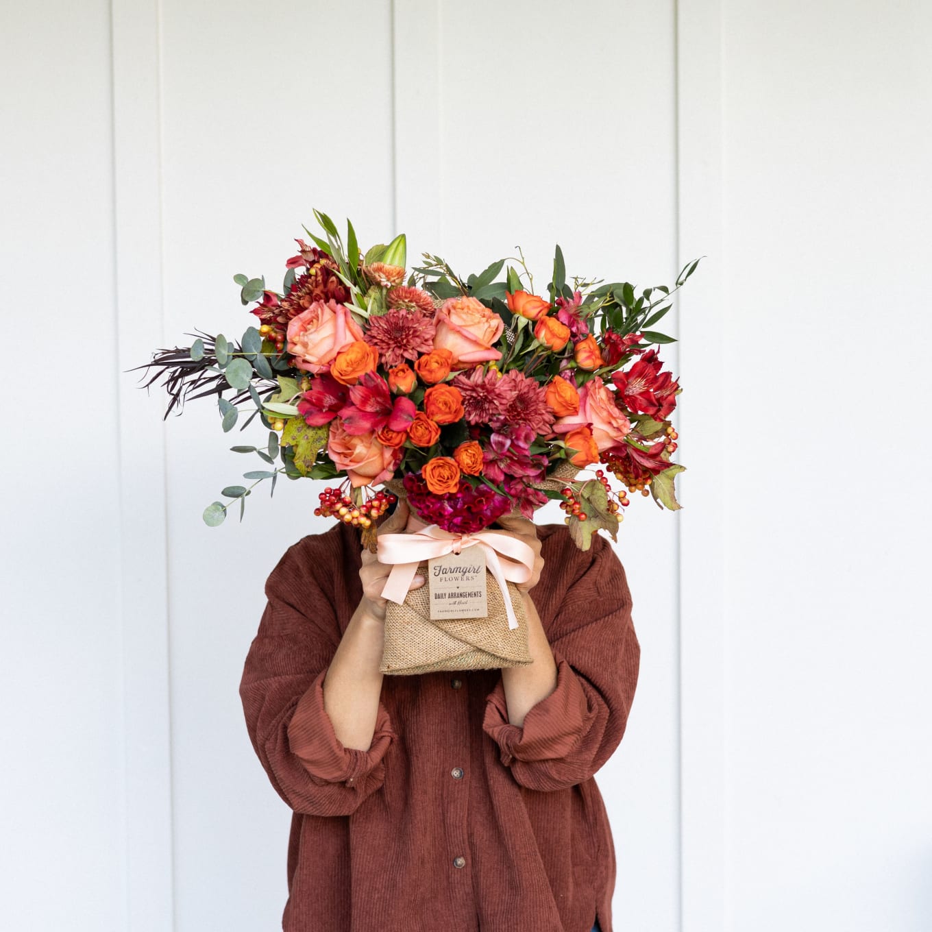 Fun Size Burlap Wrapped Bouquet view 2 of 5