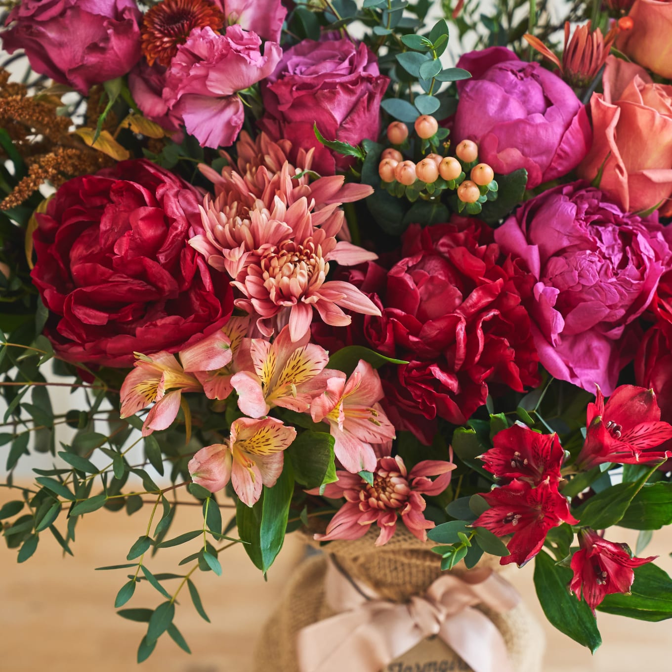 Fall Guy with Peonies view 2 of 10