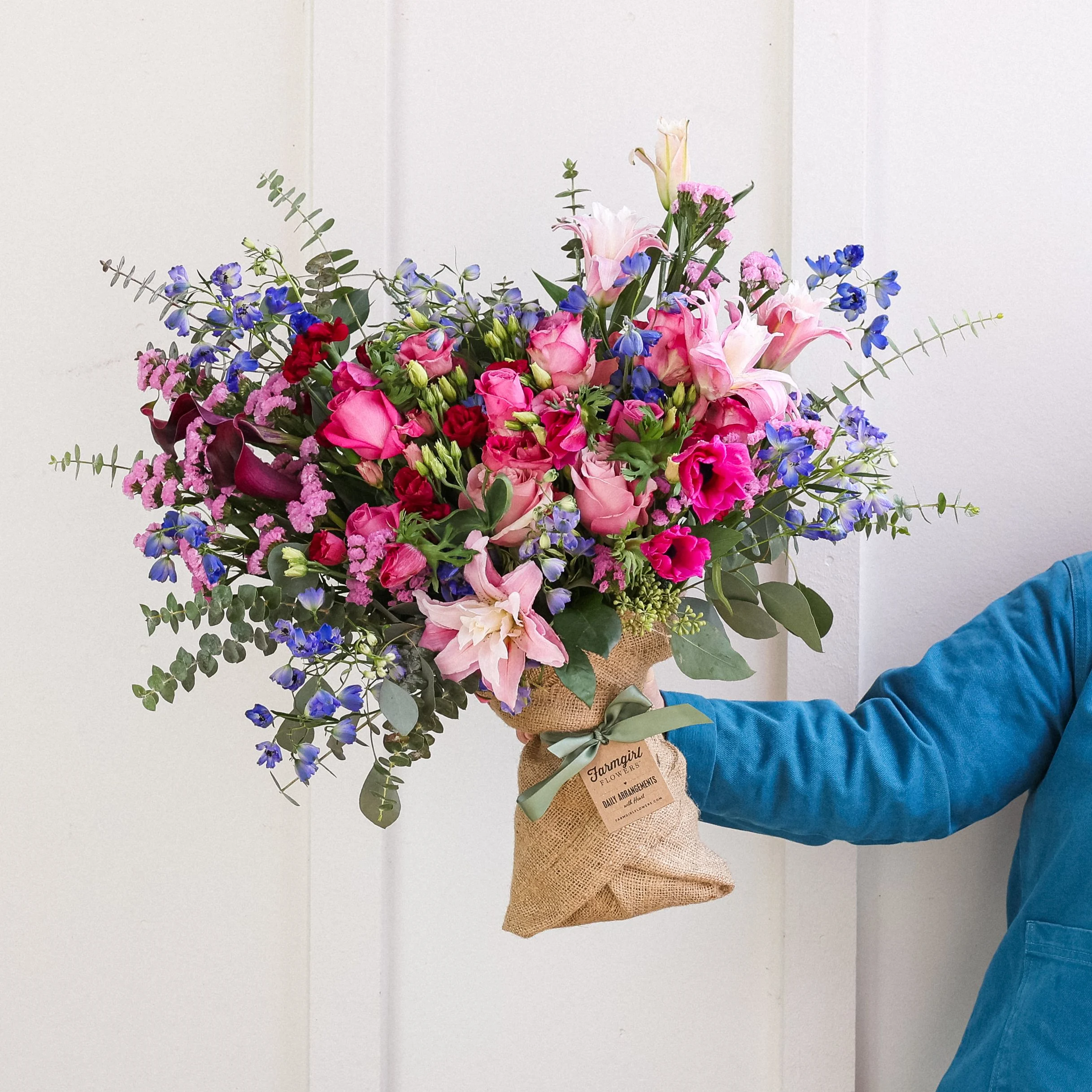 Big Love Burlap Wrapped Bouquet