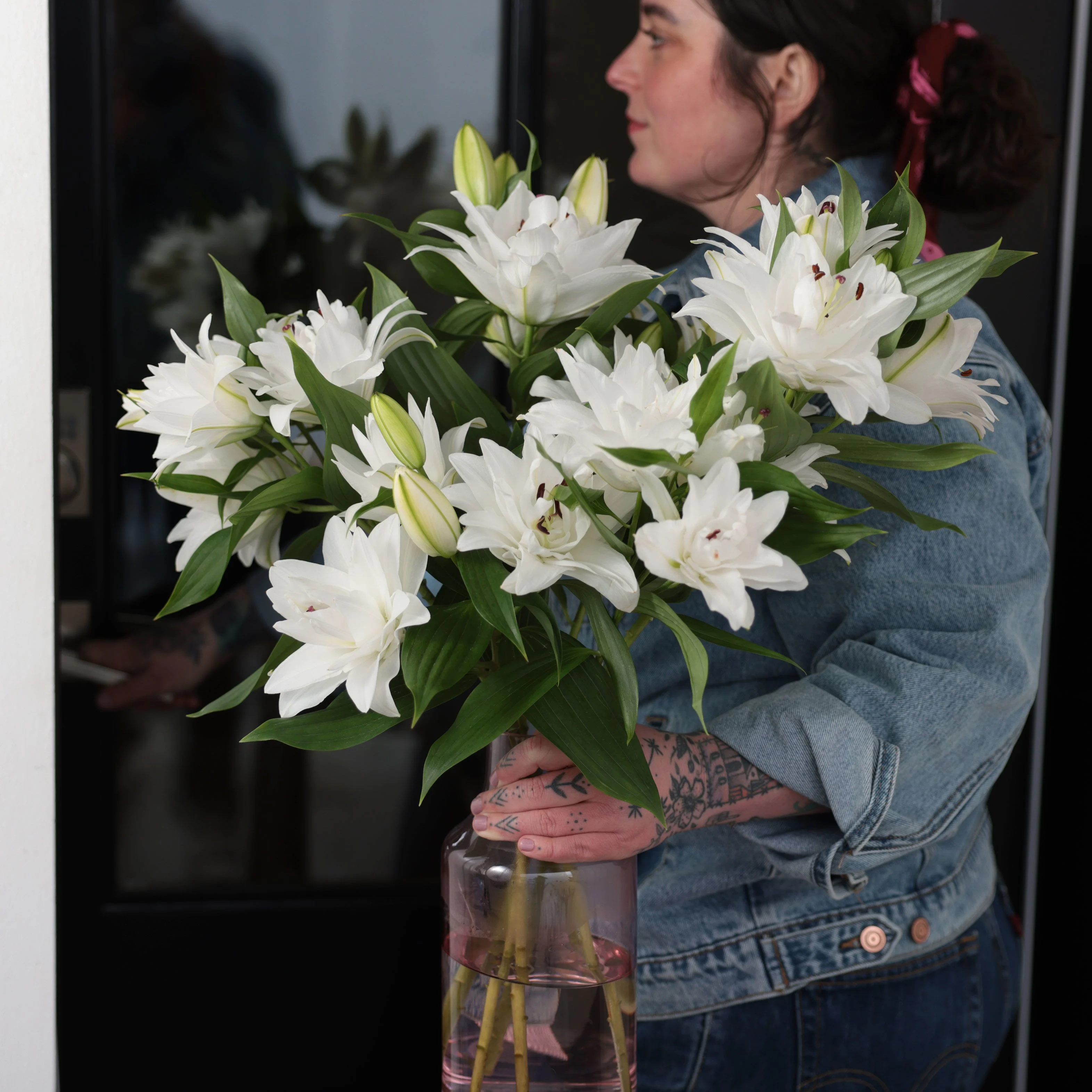 White Roselilies