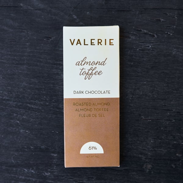 Valerie Confections Almond Toffee Bar