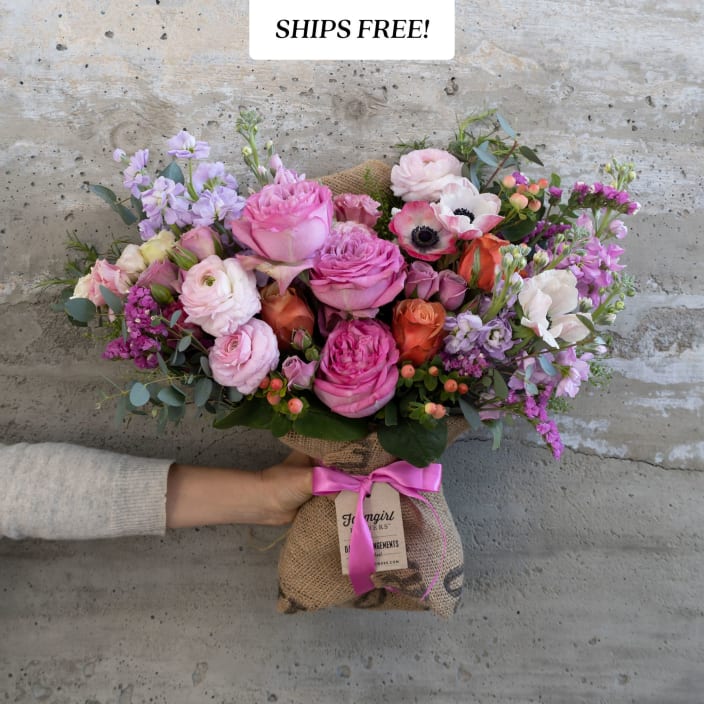 Where to get a flower bouquet wrapped in brown paper? Most places I've seen  are only selling traditional bouquets/flowers in vases : r/kelowna