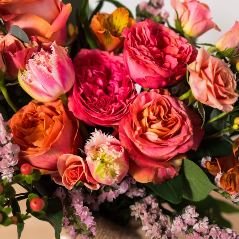 The Fun Size Burlap Wrapped Bouquet