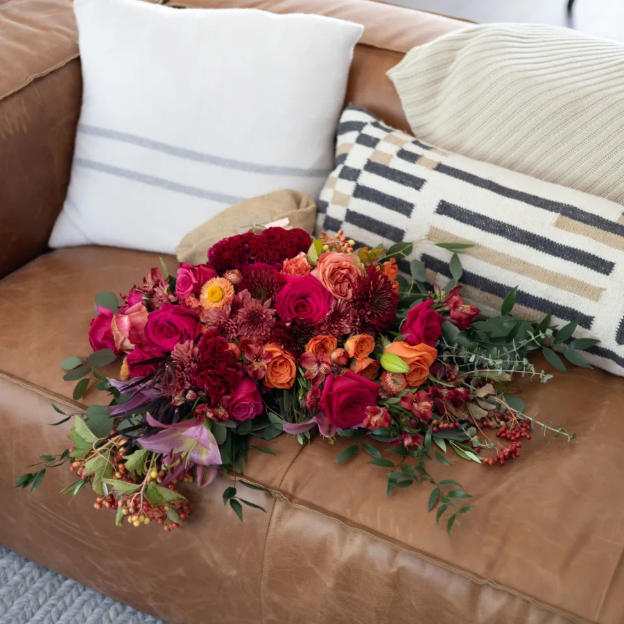 Burlap Wrapped Bouquets