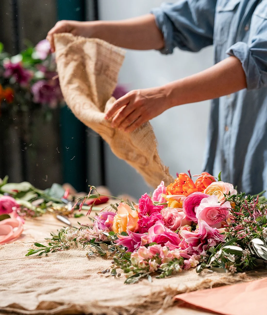 The Mission Behind The (Burlap) Bouquet