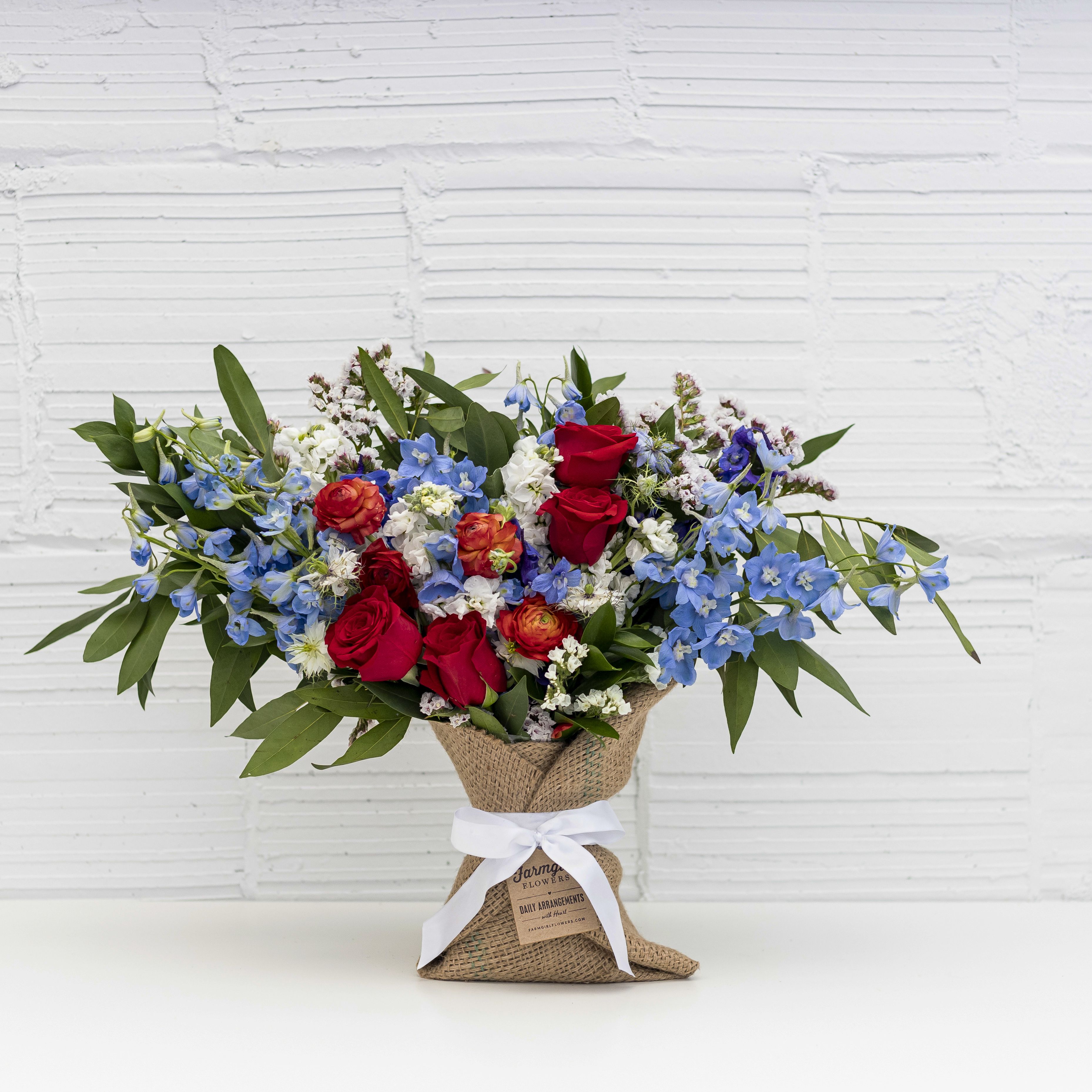 Red White And Bloomed Farmgirl Flowers